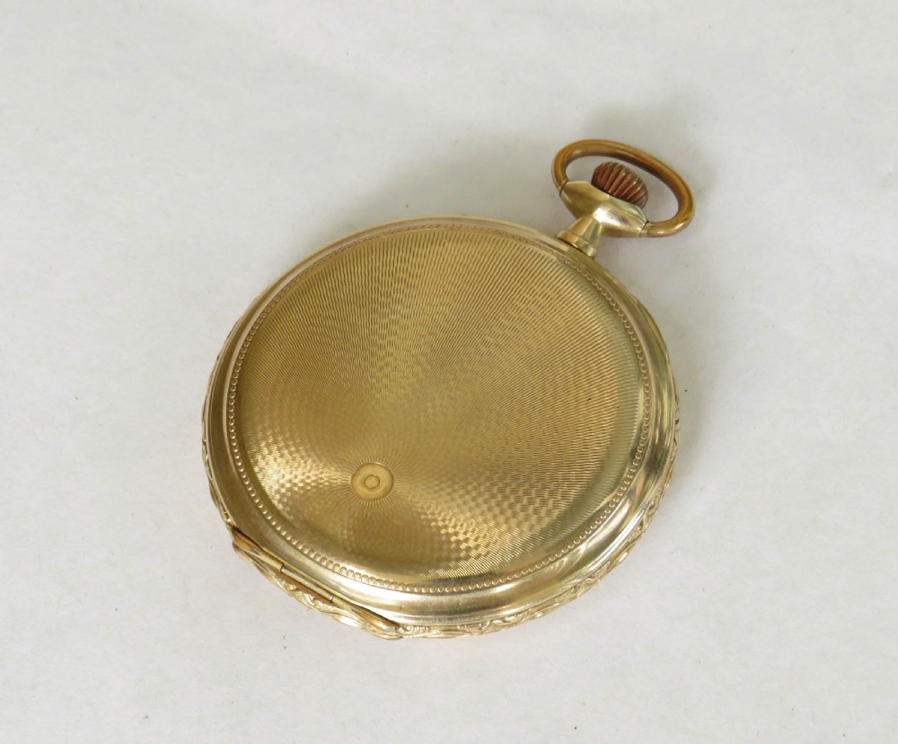 1930s Favor full hunter pocket watch View V