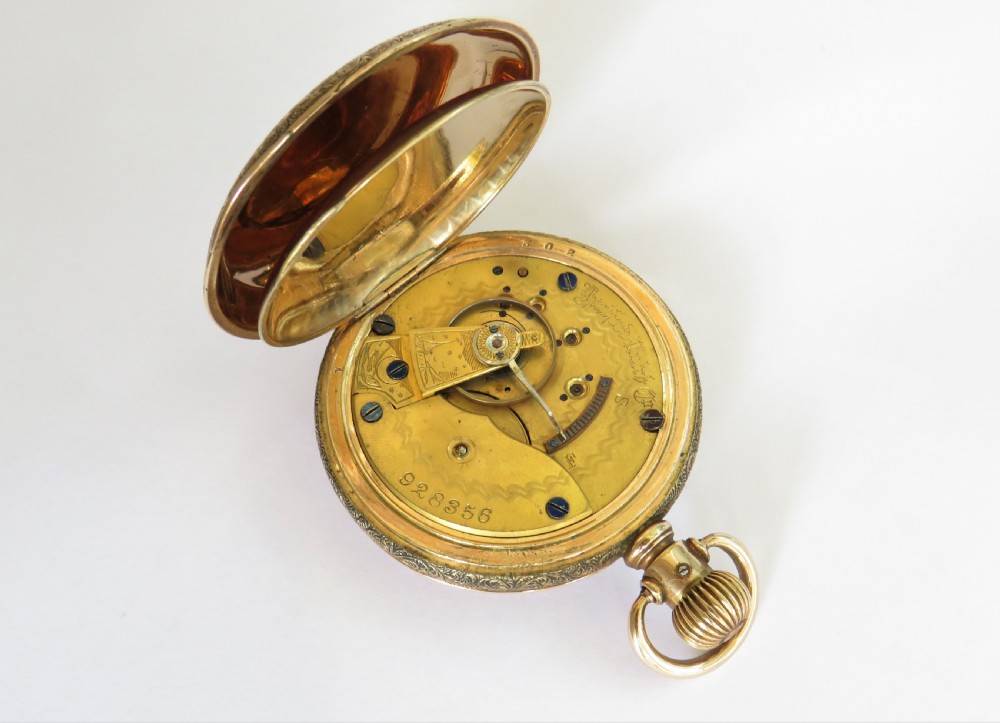 Antique Hartford Watch Co full hunter pocket watch View III