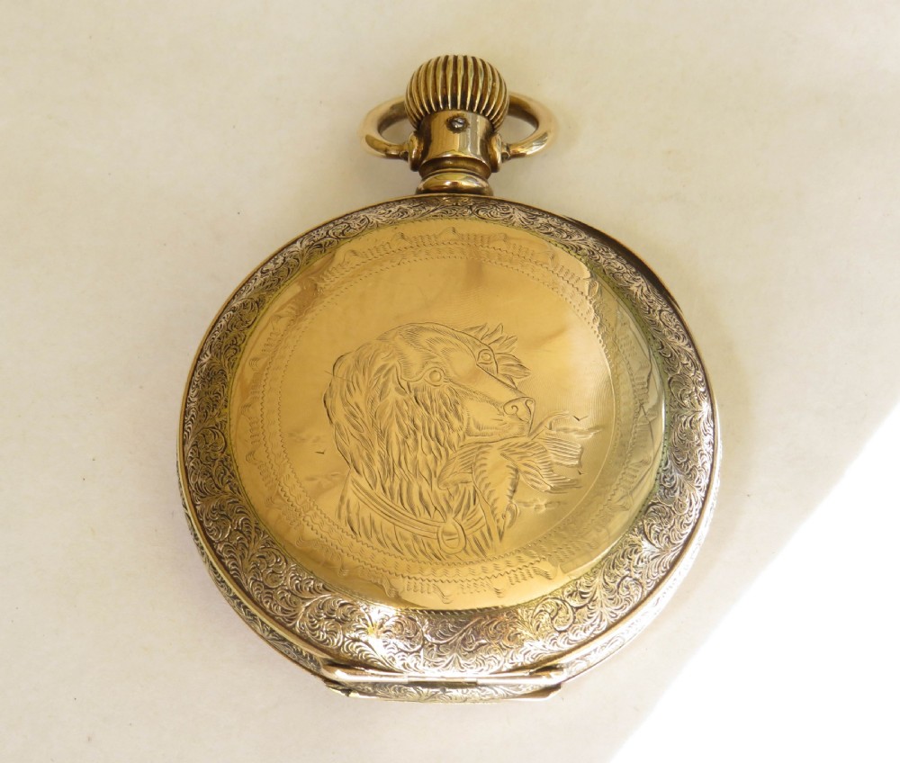 Antique Hartford Watch Co full hunter pocket watch View V
