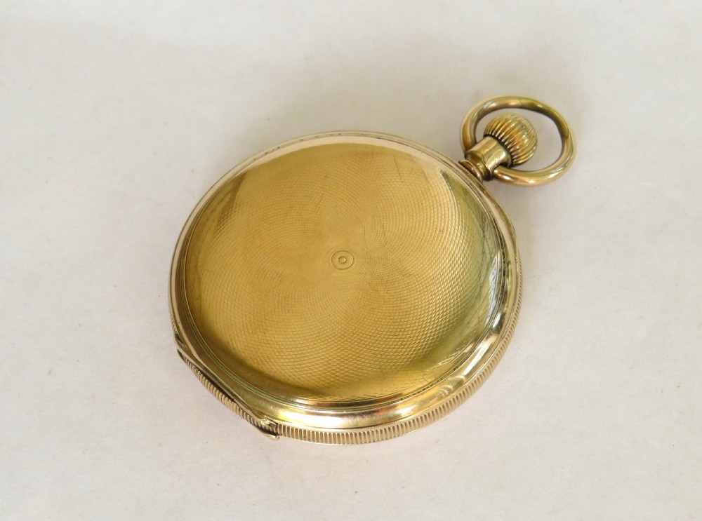 Antique Waltham Ensign full hunter pocket watch. View III