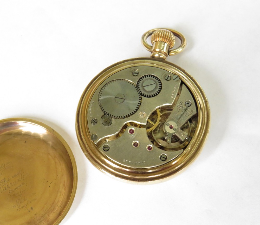 Antique 1920s Swiss pocket watch. View III