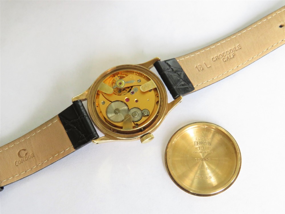 Gents 9ct gold Smiths Imperial wrist watch View V