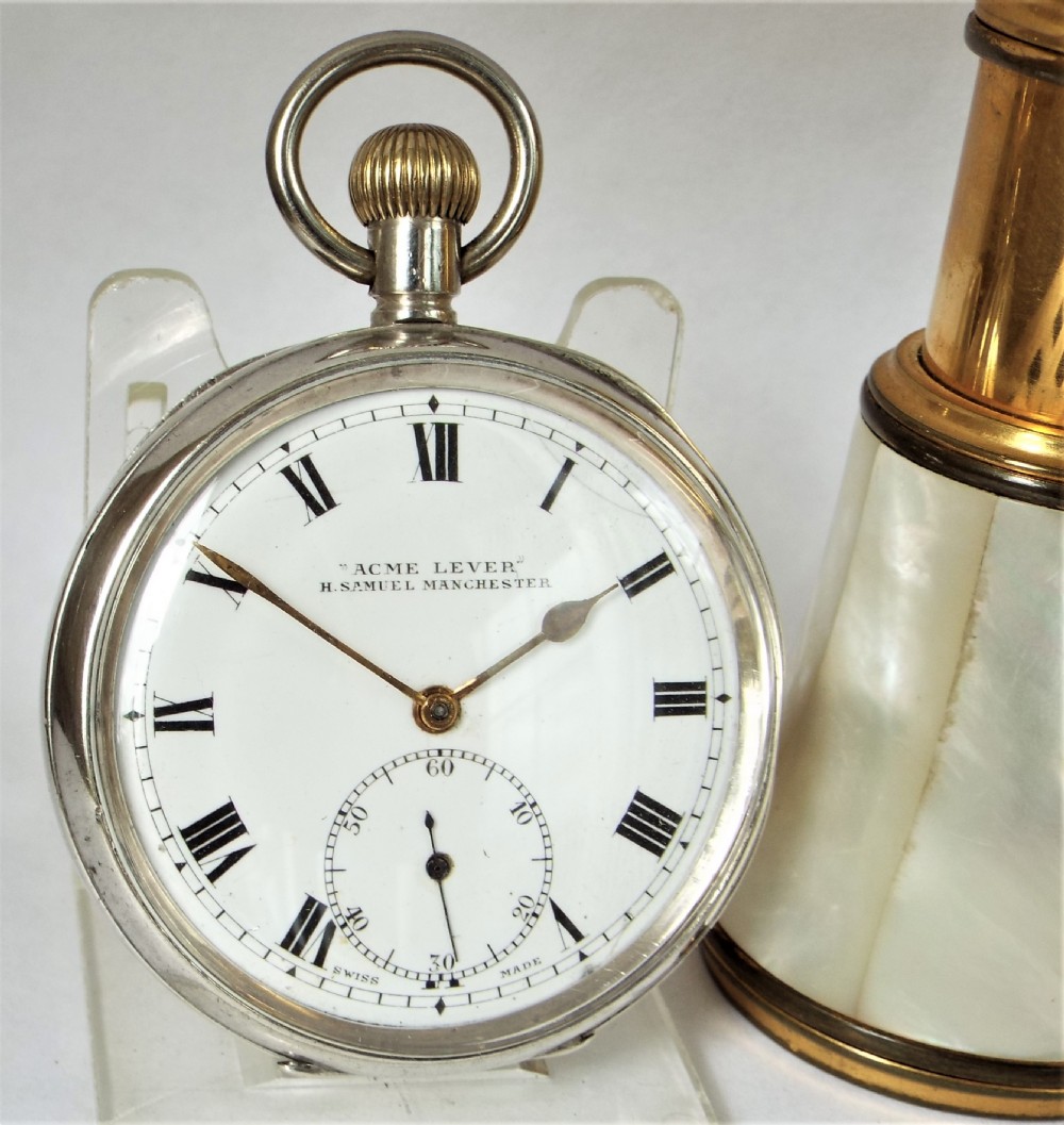  Antique 1918  silver  Buren for H Samuel 