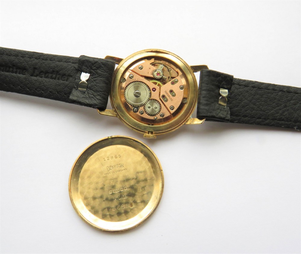 Gents 9 carat gold Accurist wrist watch, 1966 View V