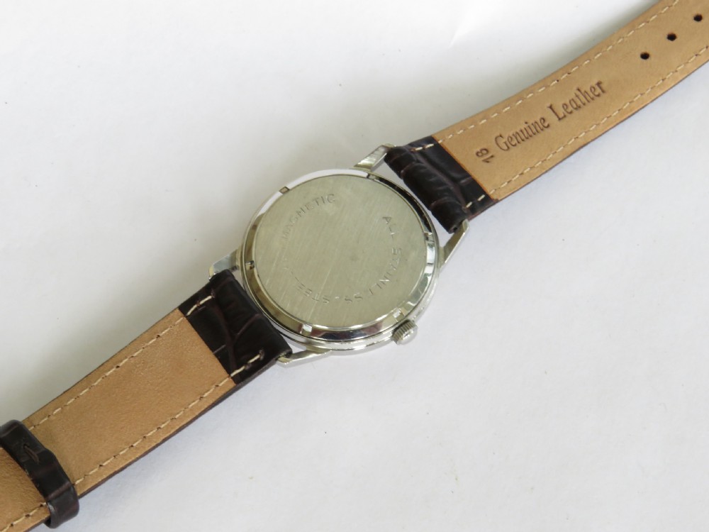 Gents 1940s wrist watch, Marrel of Nantes View V