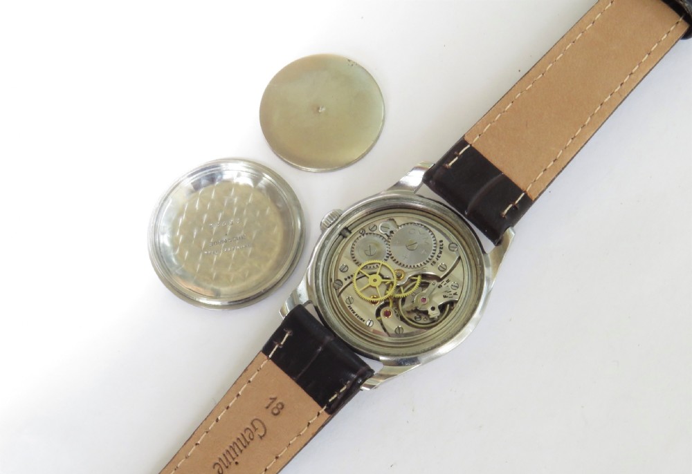 Gents 1940s Cyma Watersport wrist watch, lovely condition View III