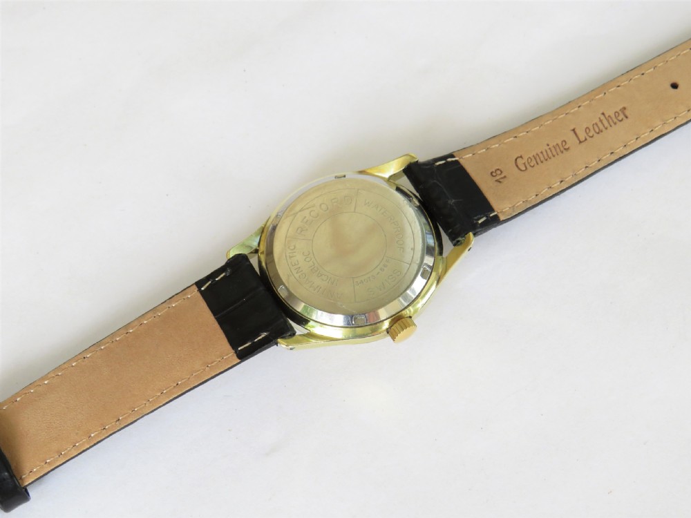 Gents 1950s Record de Luxe wrist watch View III