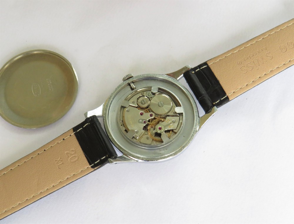 Gents large 1953 Doxa wrist watch View III