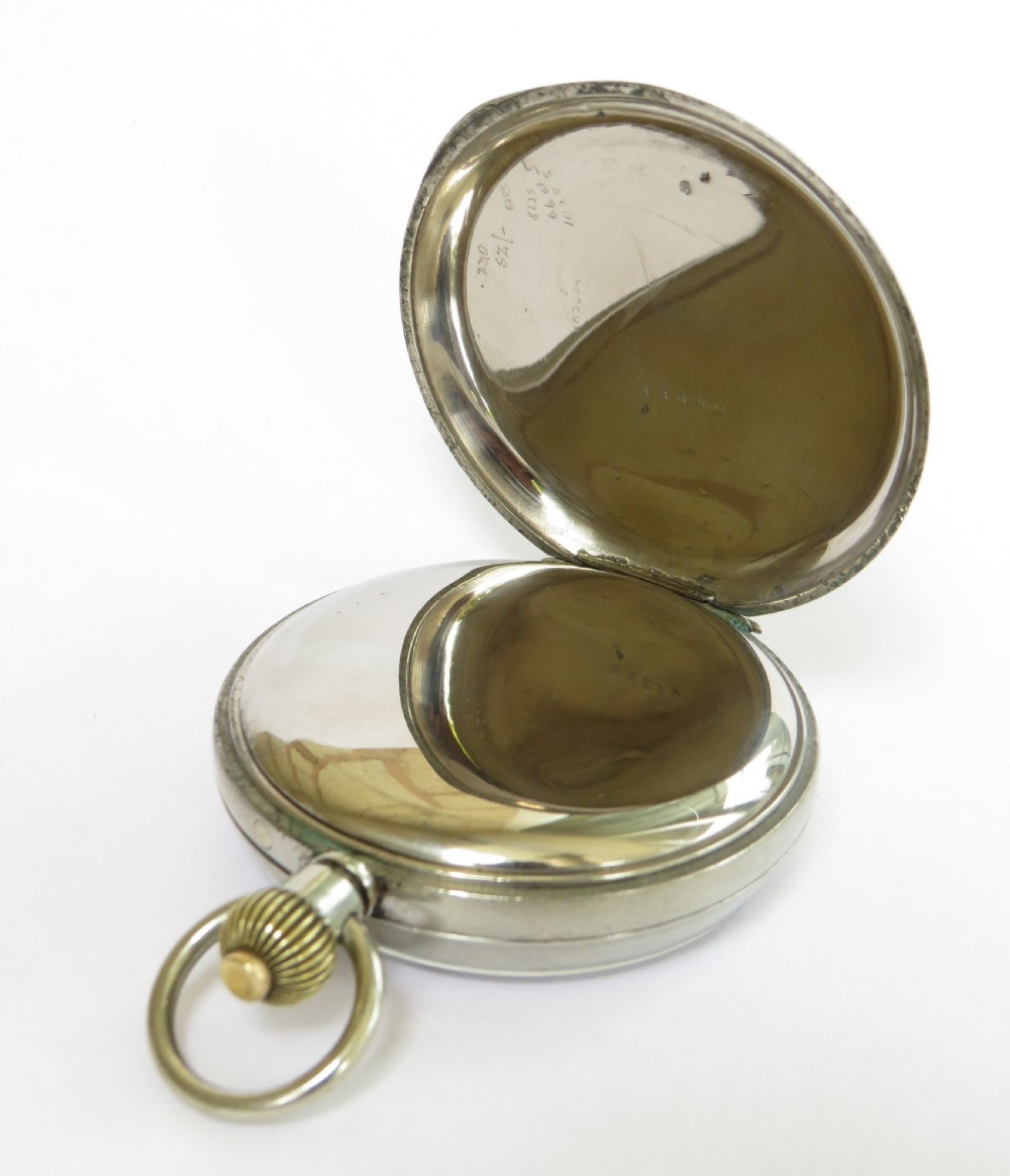 Minerva chronograph pocket watch, c1920 View IV