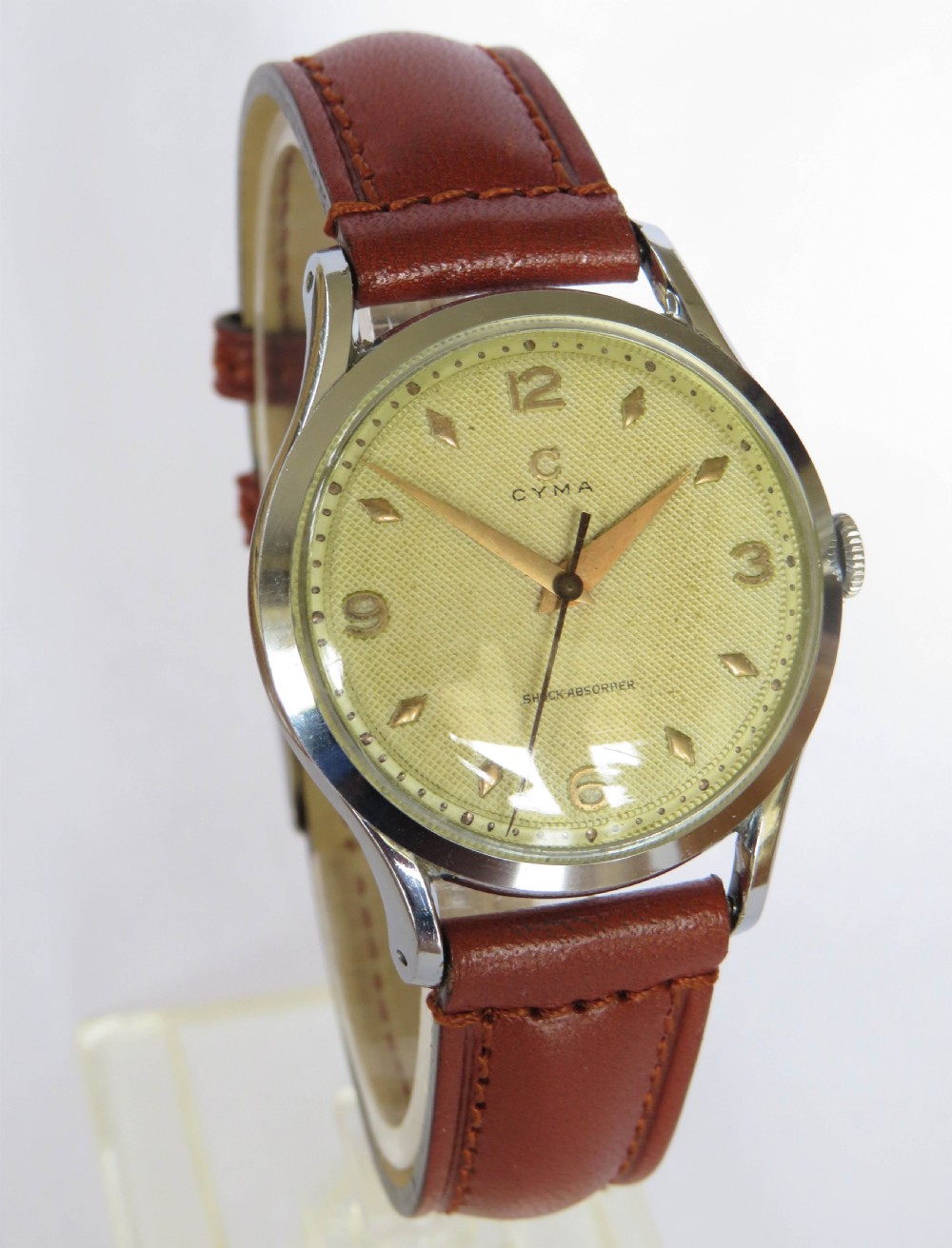 Gents 1950s Cyma wrist watch View II