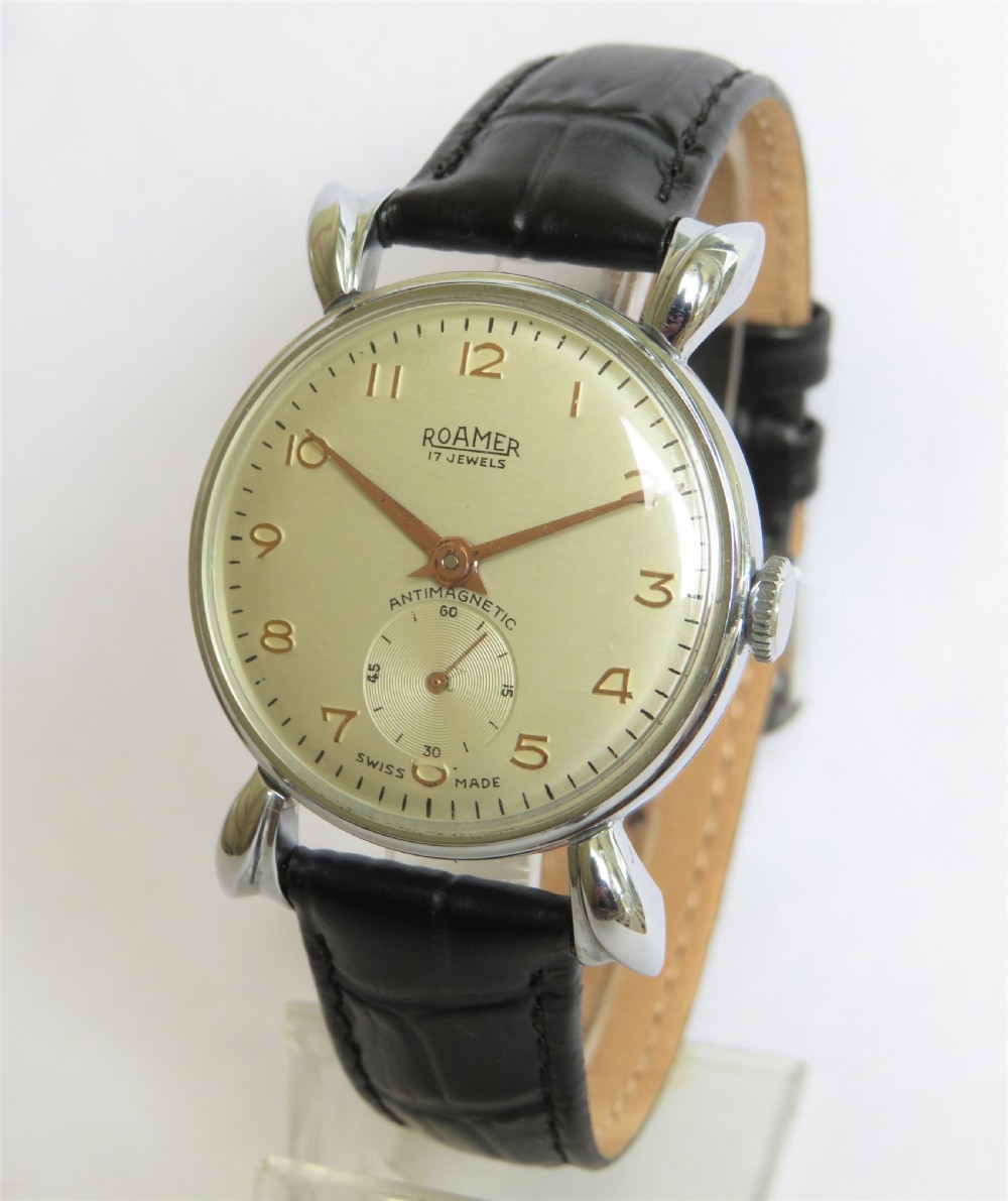 Gents 1950s Roamer wrist watch, super condition