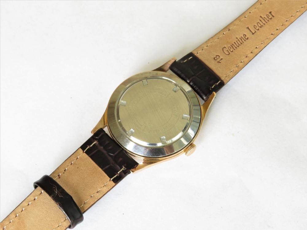 Gents 1950s MuDu Doublematic wrist watch View V