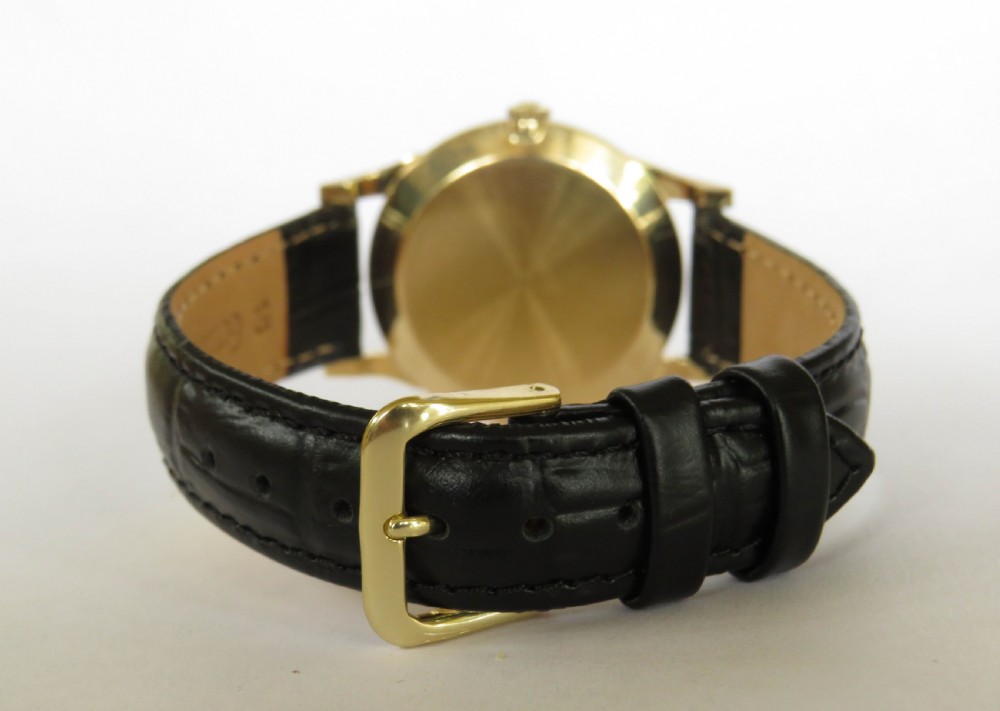 Gents 9ct gold Enicar Ultrasonic wrist watch, 1956 View IV