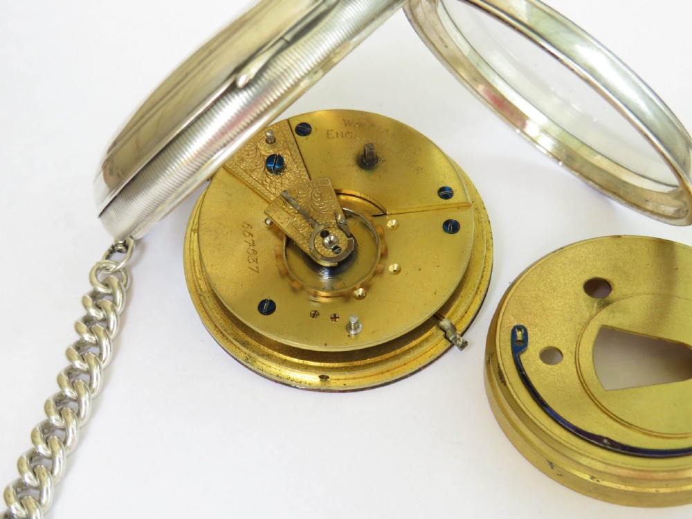 Large antique The Eldon Lever pocket watch and chain View VI