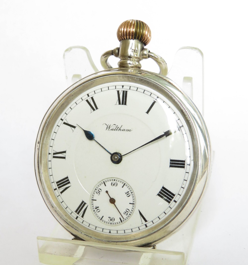 High grade antique Waltham pocket watch View IV