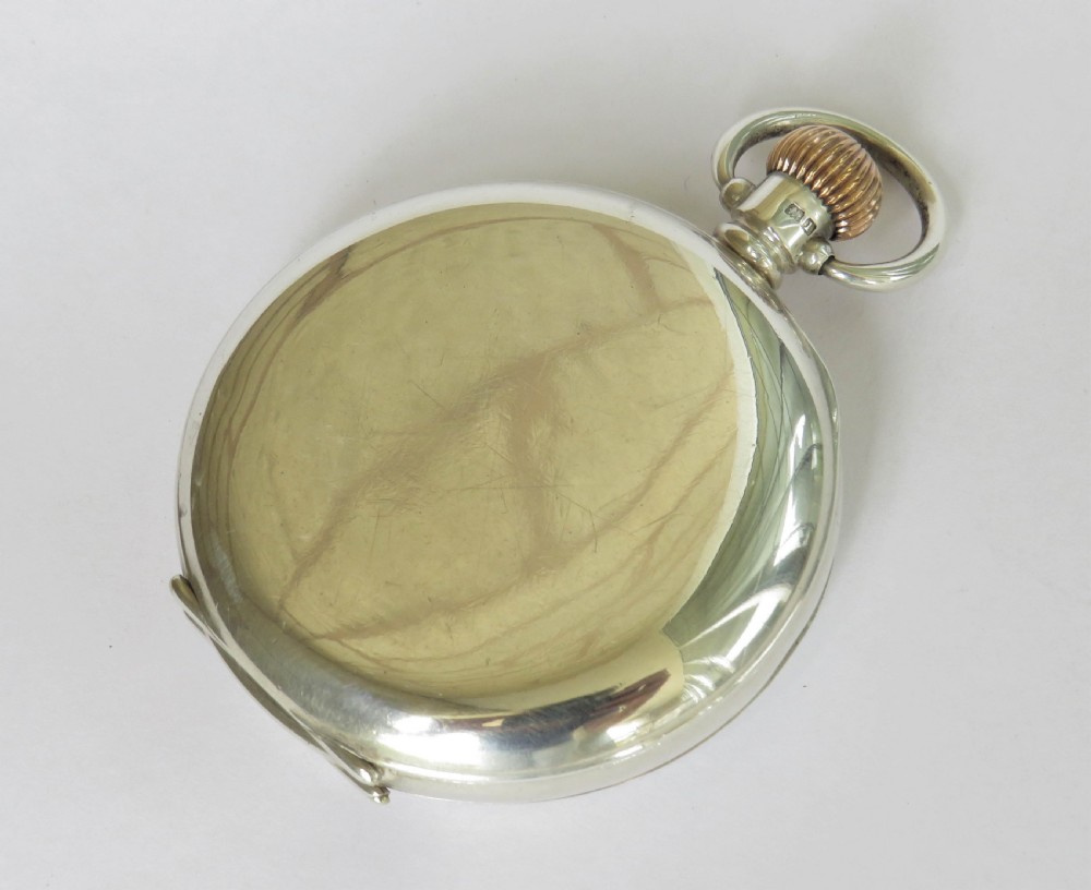 High grade antique Waltham pocket watch View V