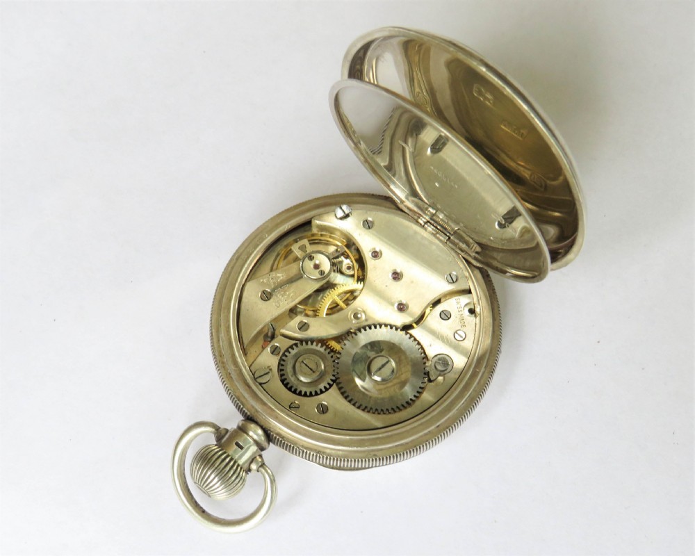 Antique silver pocket watch, 1928 View III