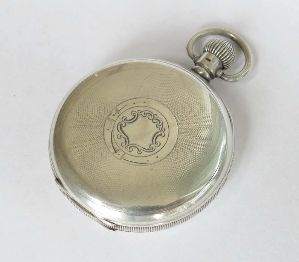 Antique silver pocket watch, 1928 View IV