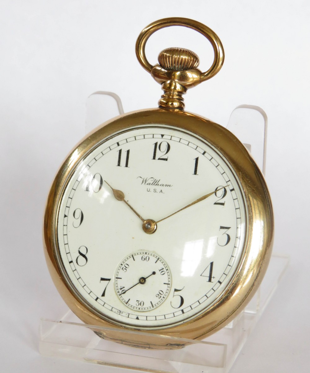 Antique Waltham Traveler pocket watch, 1912