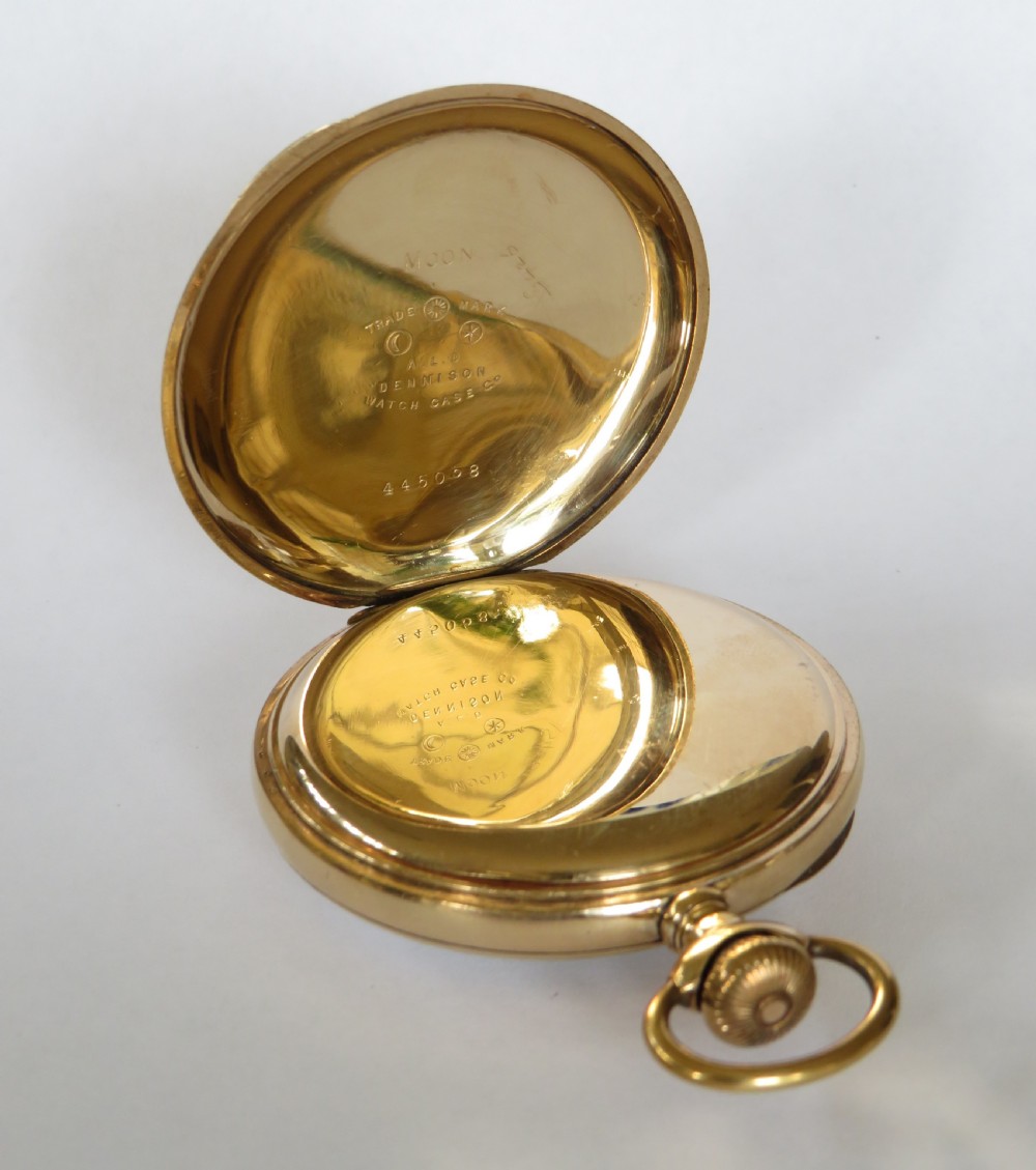 Antique Waltham Traveler pocket watch, 1912 View IV