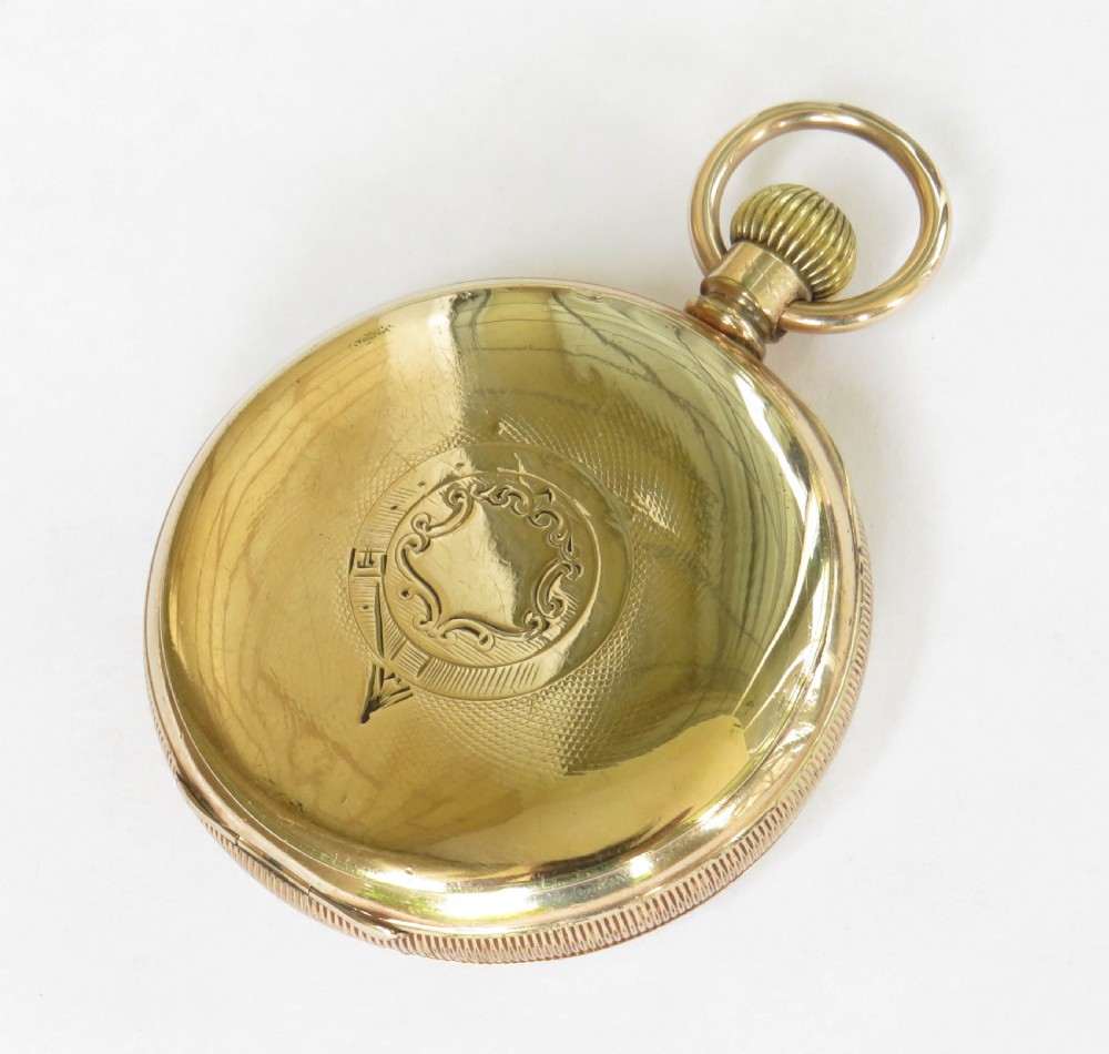 Antique 1901 Waltham Traveler pocket watch View IV