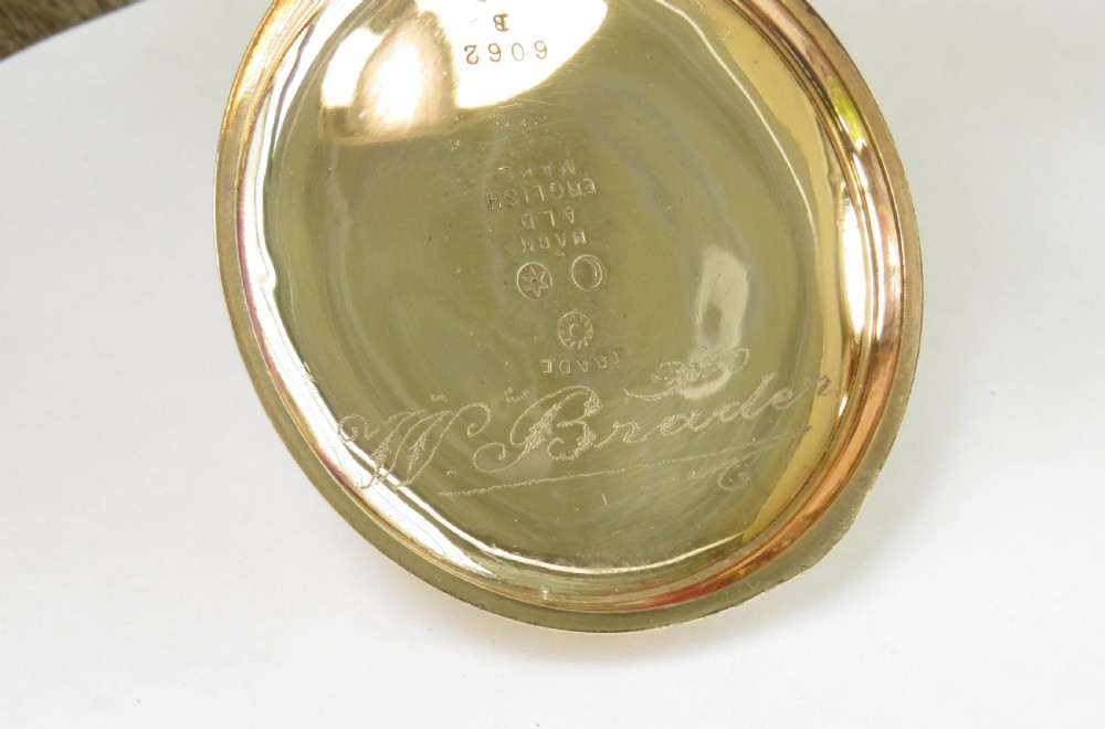 Antique 1901 Waltham Traveler pocket watch View VI