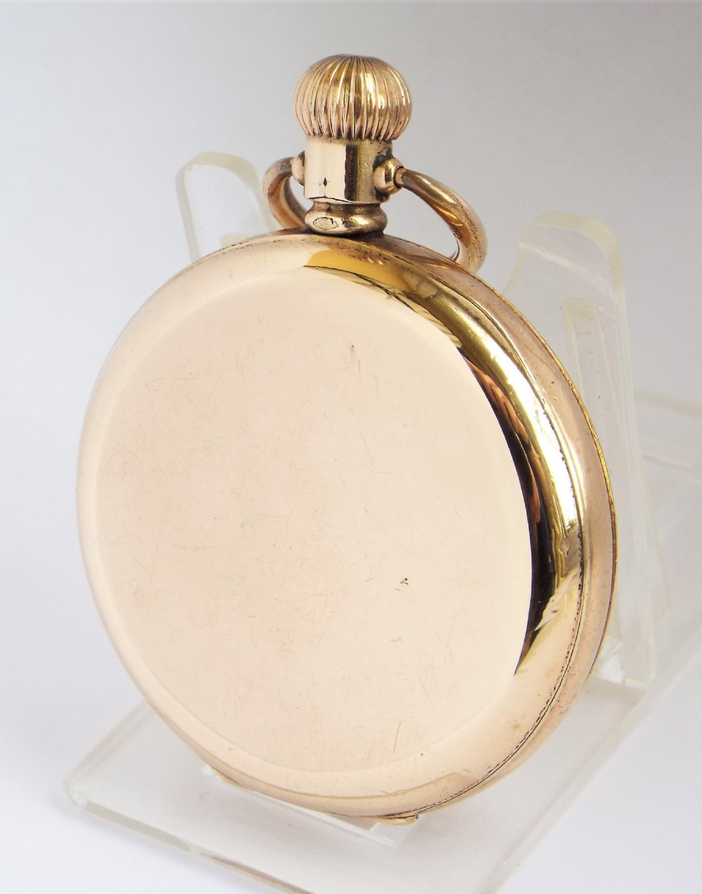 Antique 1912 Waltham full hunter pocket watch. View III
