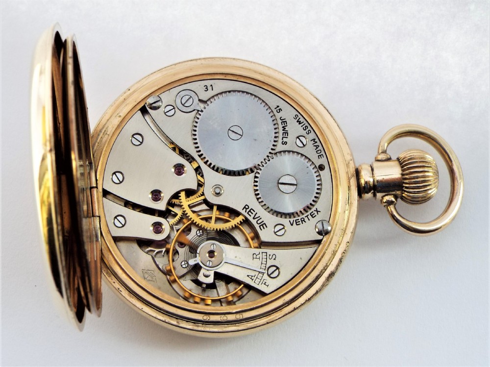 1930s Vertex pocket watch, British Rail. View VI
