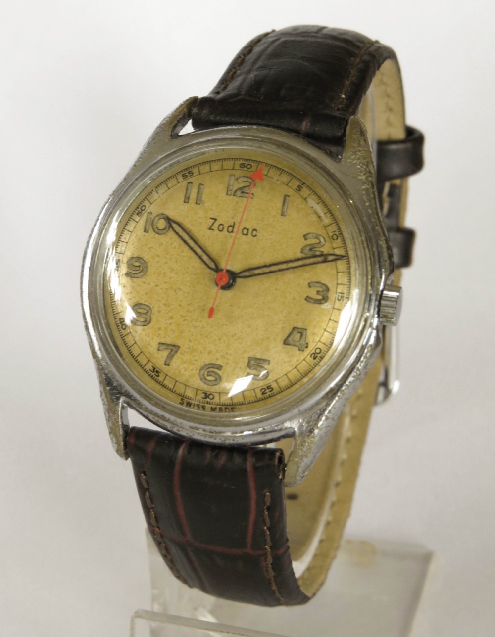 Gents 1950s Zodiac wrist watch, tropical dial
