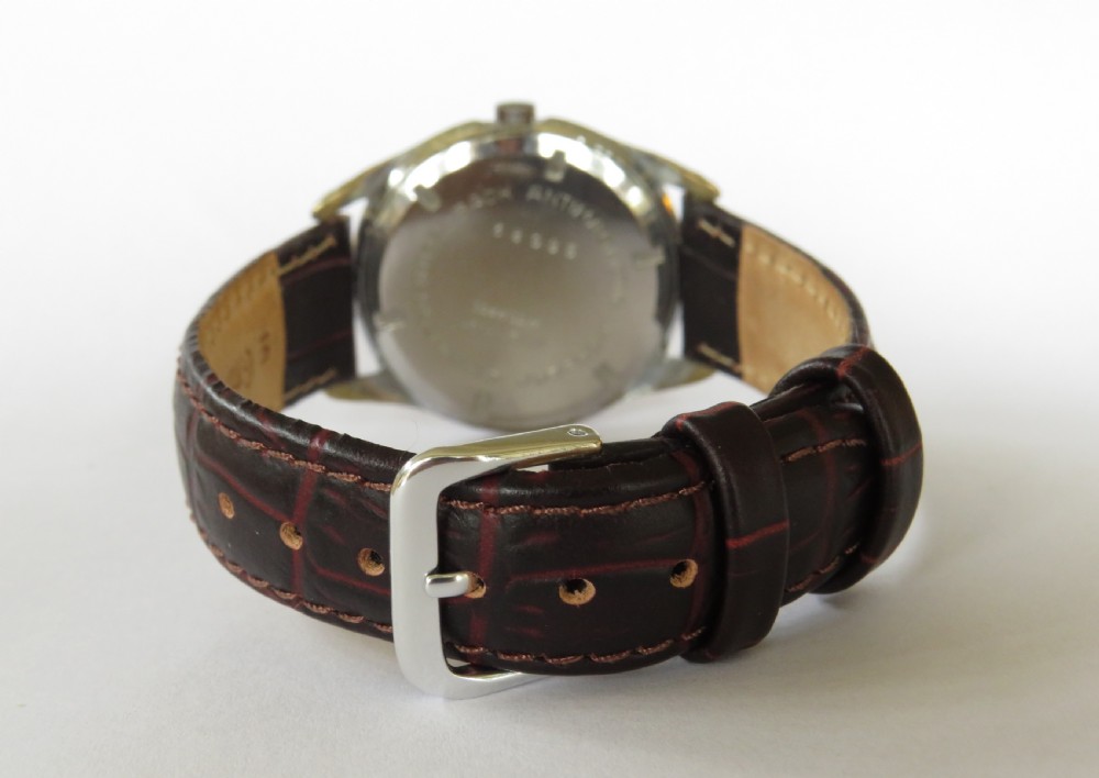 Gents 1950s Zodiac wrist watch, tropical dial View III