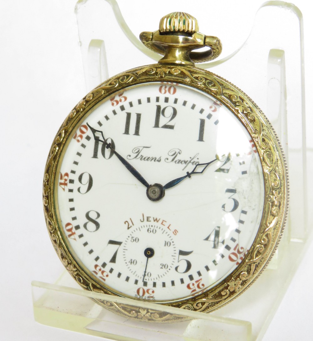 Trans Pacific Langendorf pocket watch
