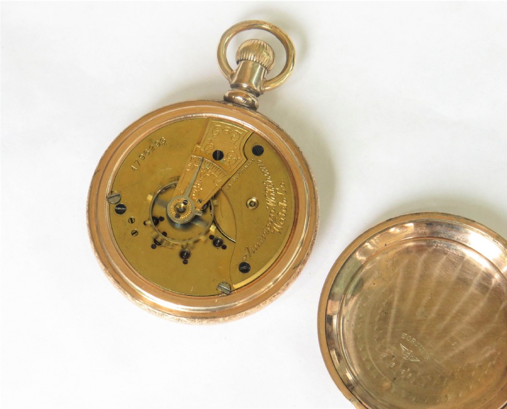 Antique Waltham pocket watch, 1891 View III