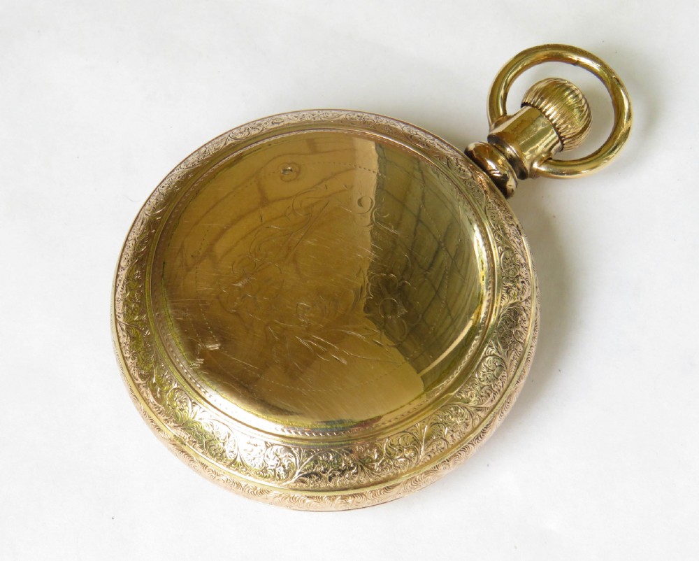 Antique Waltham pocket watch, 1891 View IV