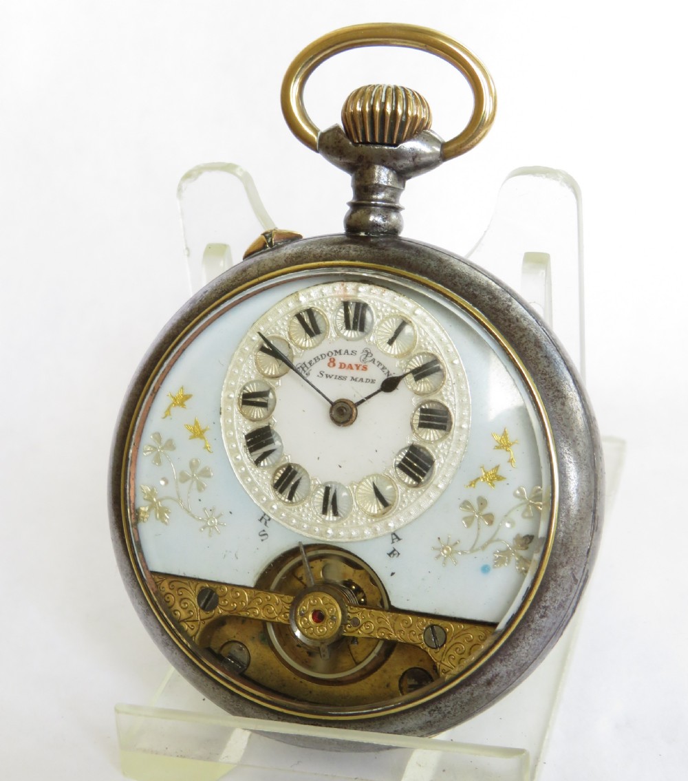 Hebdomas Patent pocket watch, c1900s