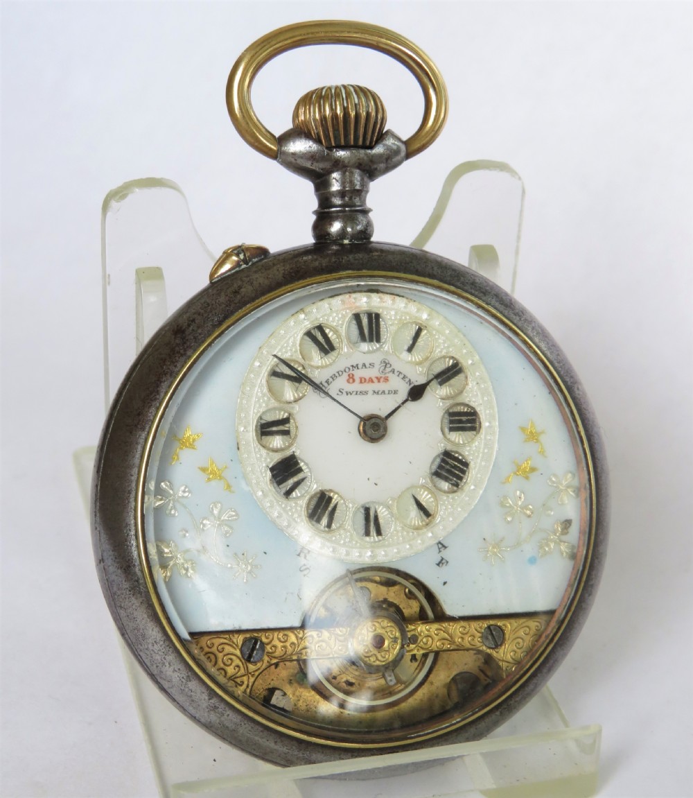 Hebdomas Patent pocket watch, c1900s View II