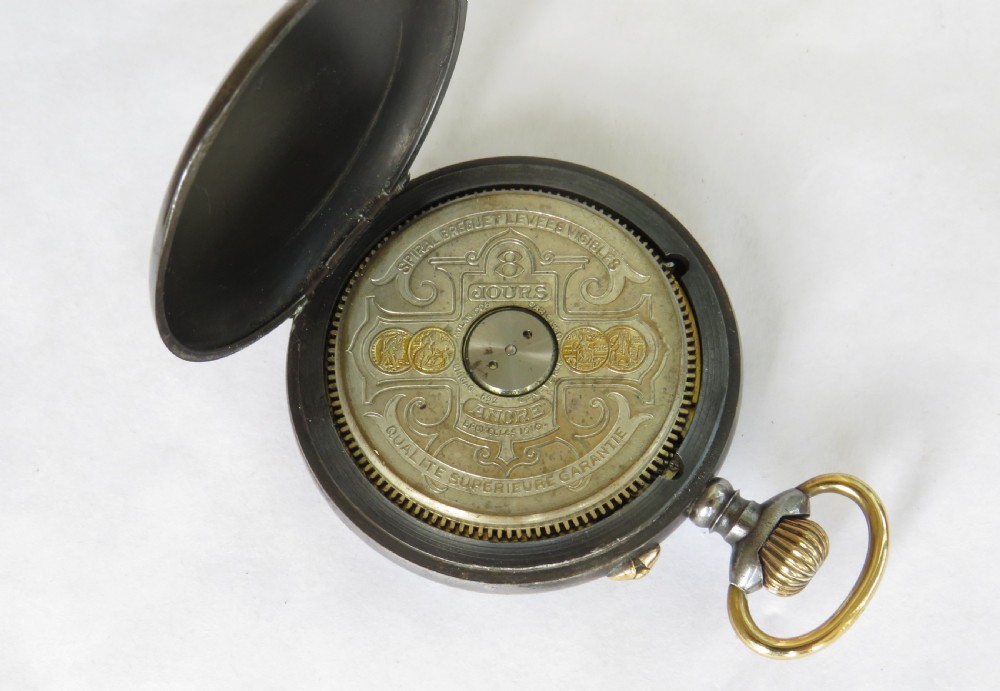 Hebdomas Patent pocket watch, c1900s View IV