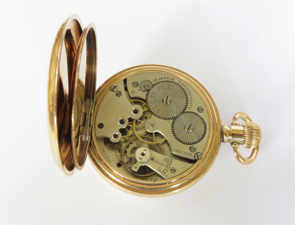 1930s Admiral pocket watch by Tavannes View III