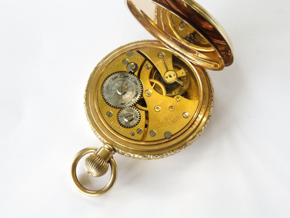 Thomas Russell Premier full hunter pocket watch View II