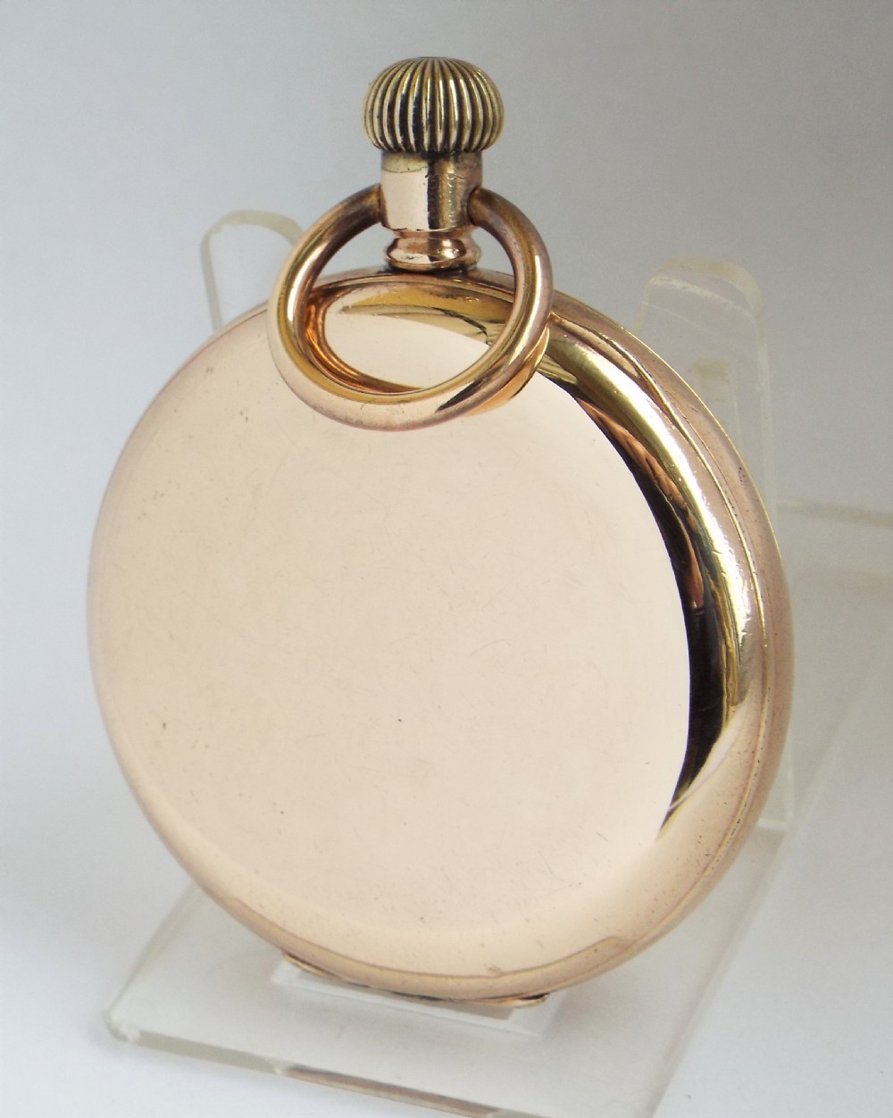 Antique 1912 Waltham full hunter pocket watch. View III