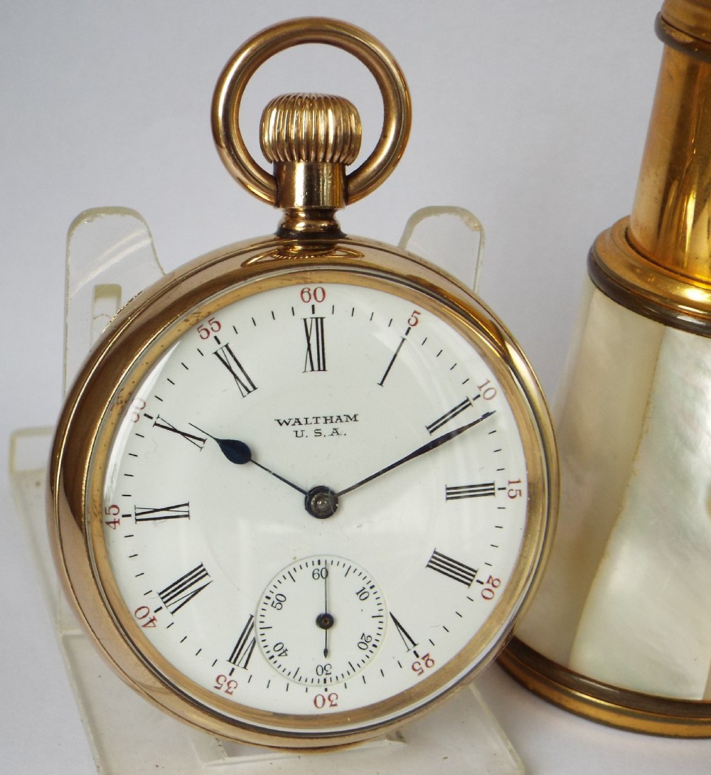 Antique 1917 Waltham pocket watch.