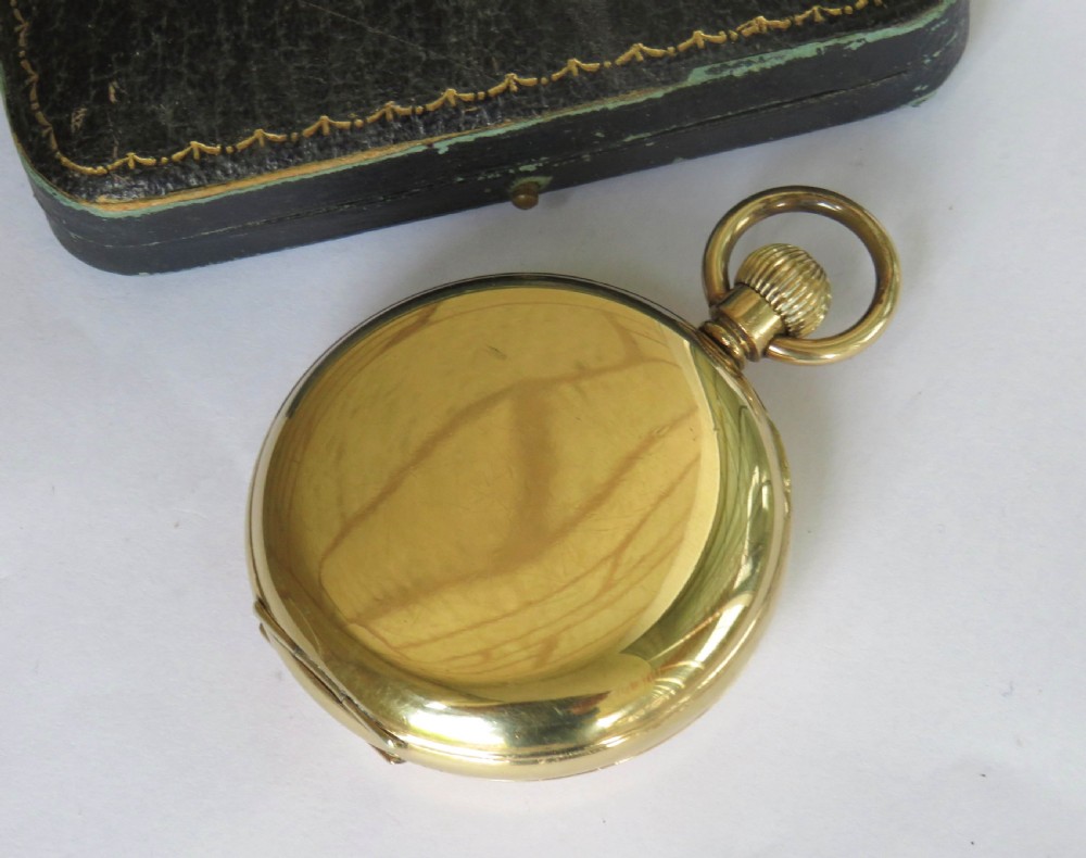 1901 Waltham half hunter pocket watch for Schierwater & Lloyd View II