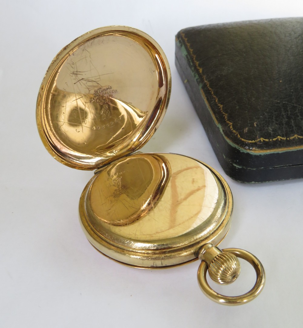 1901 Waltham half hunter pocket watch for Schierwater & Lloyd View IV