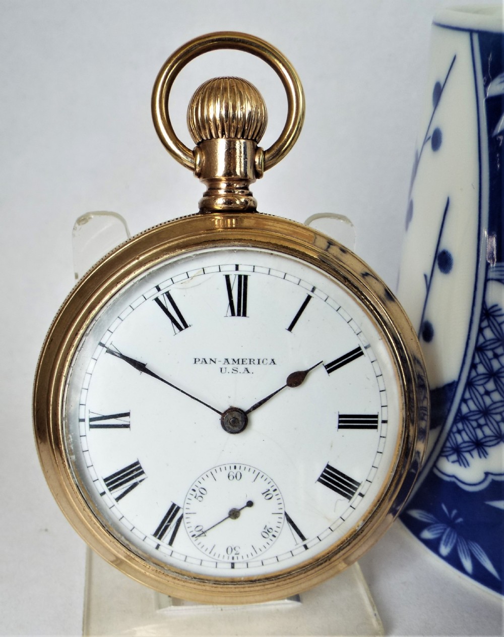 Large antique Pan-America pocket watch.