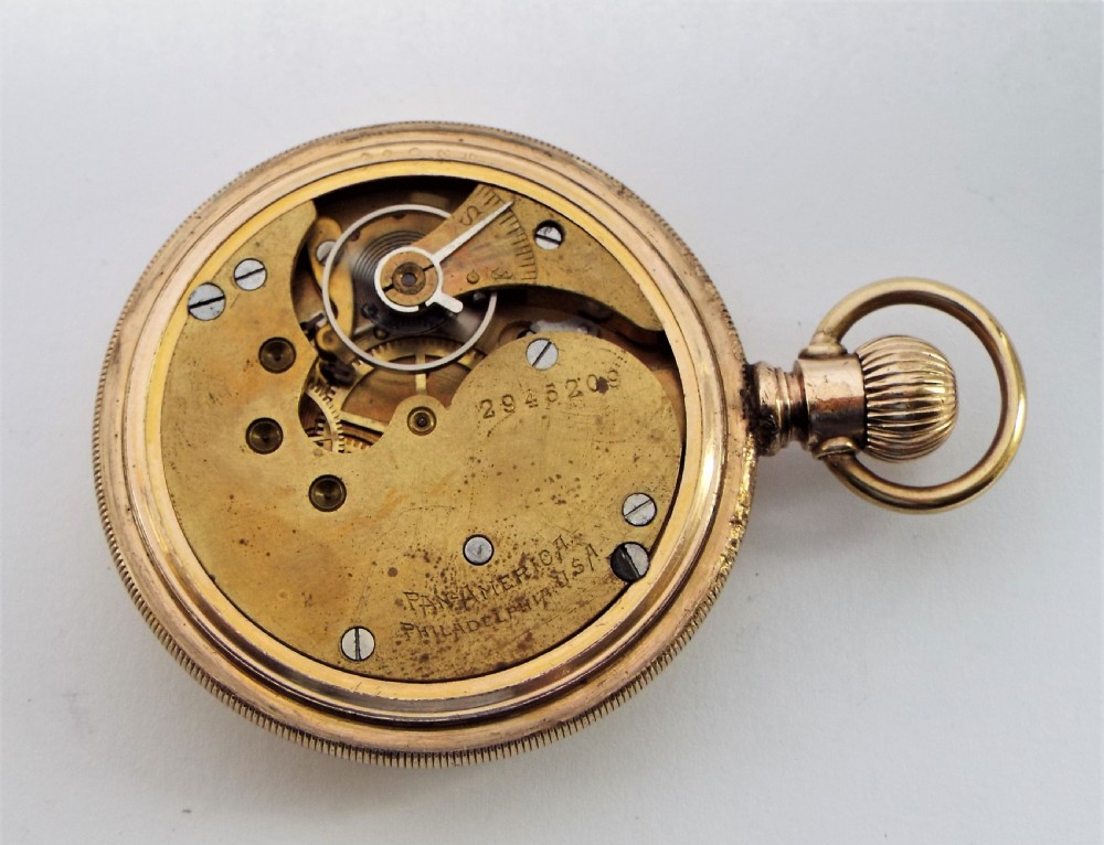 Large antique Pan-America pocket watch. View III