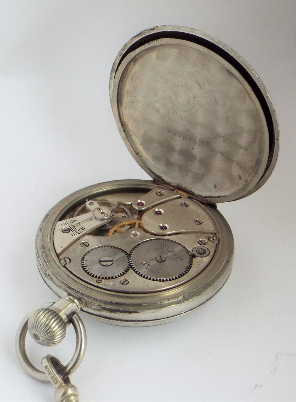 1920s Limit No 2 pocket watch and chain. View IV