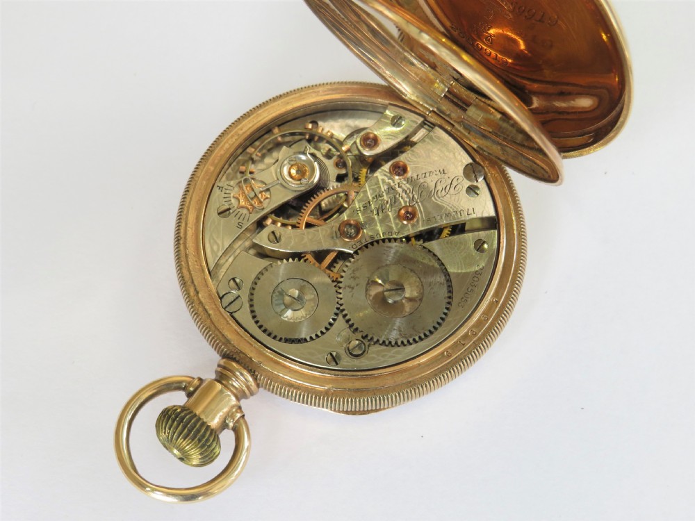1919 Waltham P S Bartlett pocket watch View V