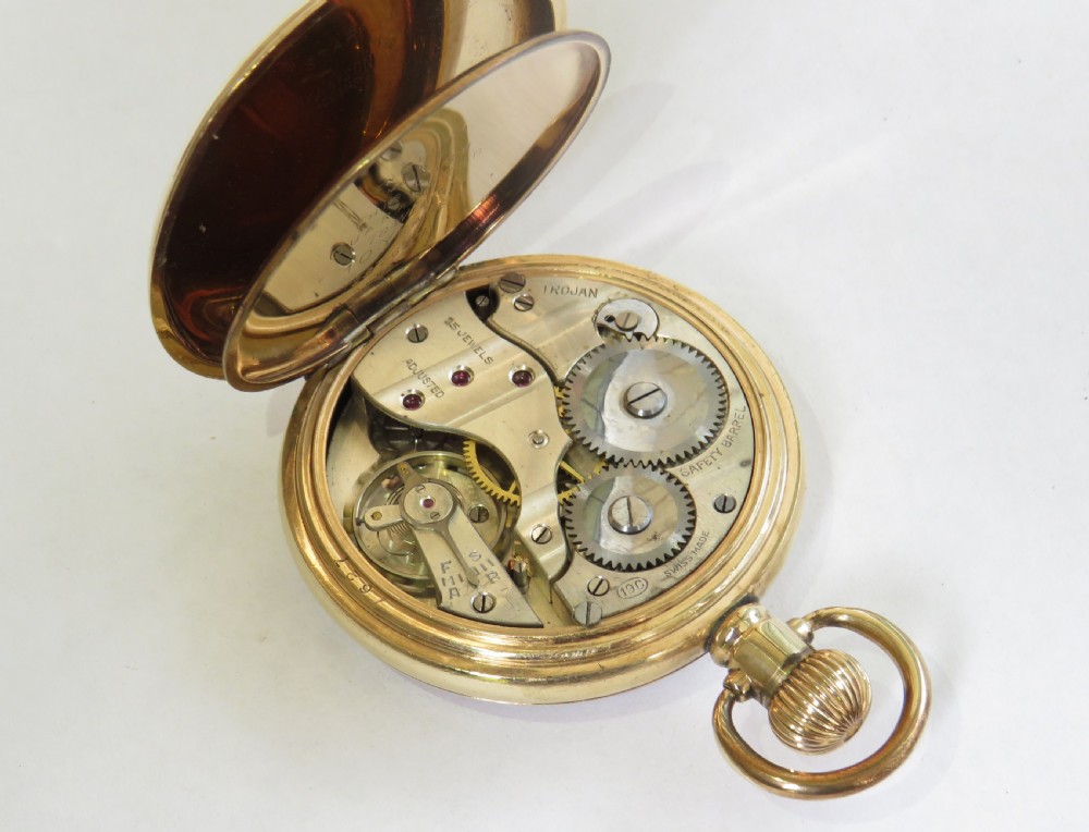 1920s Trojan pocket watch by Armand Jeanneret View III