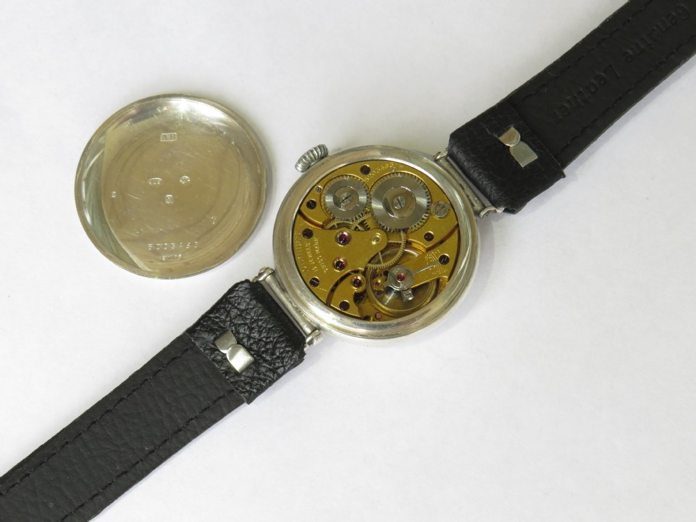 Gents 1933 silver Longines wrist watch View III