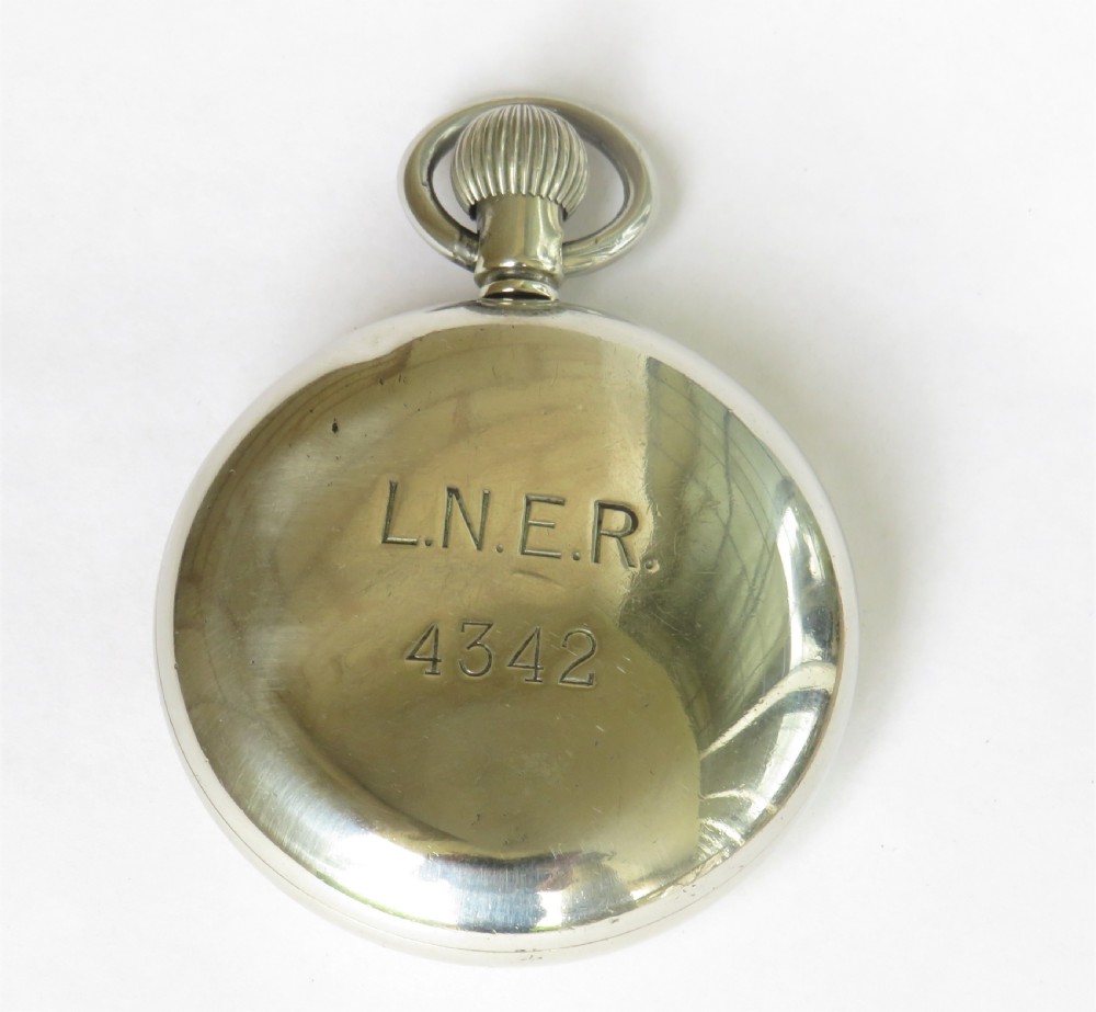 1930s London North Eastern Railway pocket watch View IV