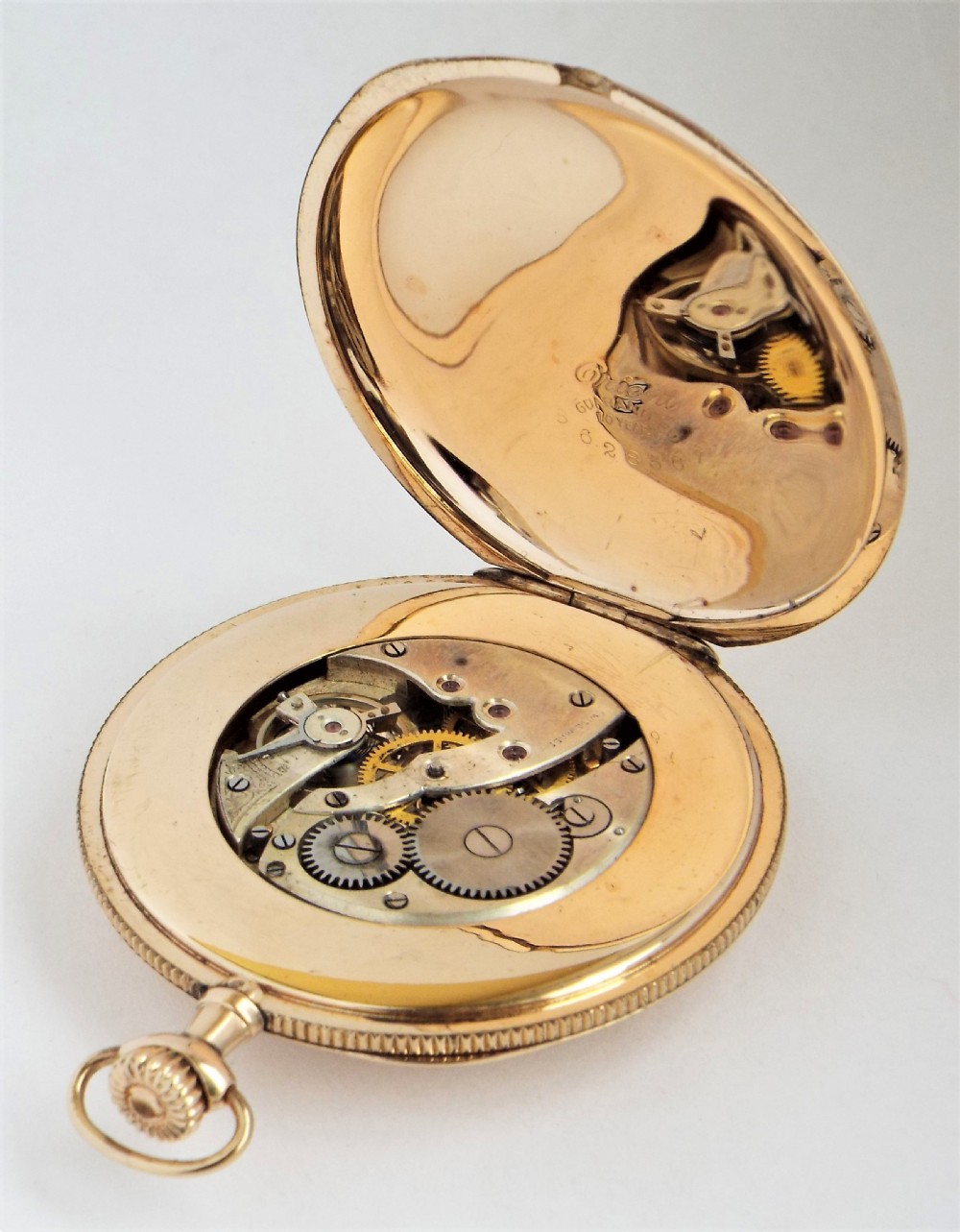 A 1920s Marvin gold plated pocket watch. View III